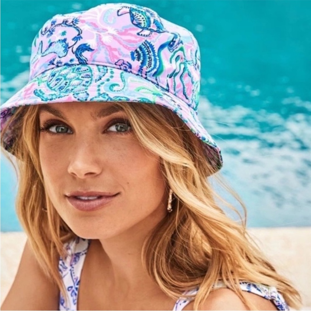 NWT Lilly Pulitzer Bucket Hat Lilac Freesia